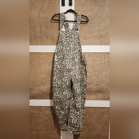 Bohme Leopard Print Overalls - Picture 1 of 4